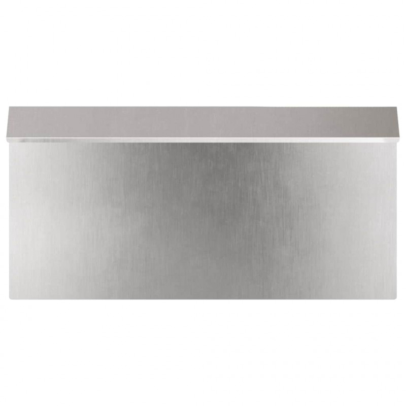 Ogrodzenie ślimakowe Srebrny 50 x 3,5 x 25 cm Stal nierdzewna