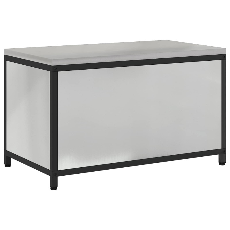 Przechowywanie w kuchni z półką Srebrny 60 x 50 x 92 cm Stal