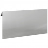 Ogrodzenie ślimakowe 4 pcs Srebrny 50 x 3,5 x 25 cm