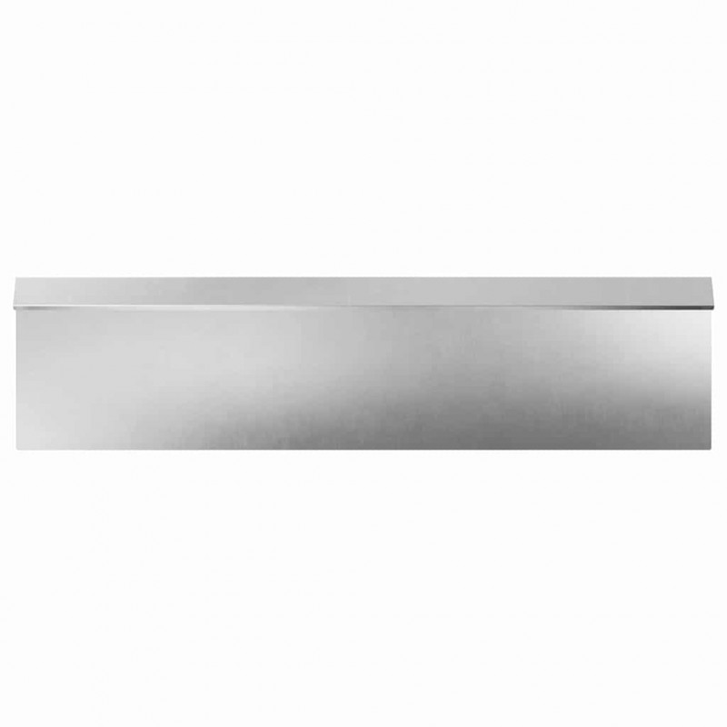 Ogrodzenie ślimakowe Srebrny 100 x 3,5 x 25 cm Stal nierdzewna
