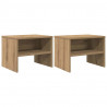Szafka Nocna 2 pcs dąb artisan 40 x 40 x 30 cm