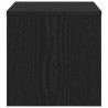 Szafka Nocna 2 pcs Czarny dąb 40 x 40 x 30 cm