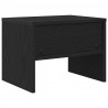 Szafka Nocna 2 pcs Czarny dąb 40 x 40 x 30 cm
