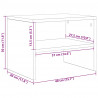 Szafka Nocna 2 pcs Czarny dąb 40 x 40 x 30 cm