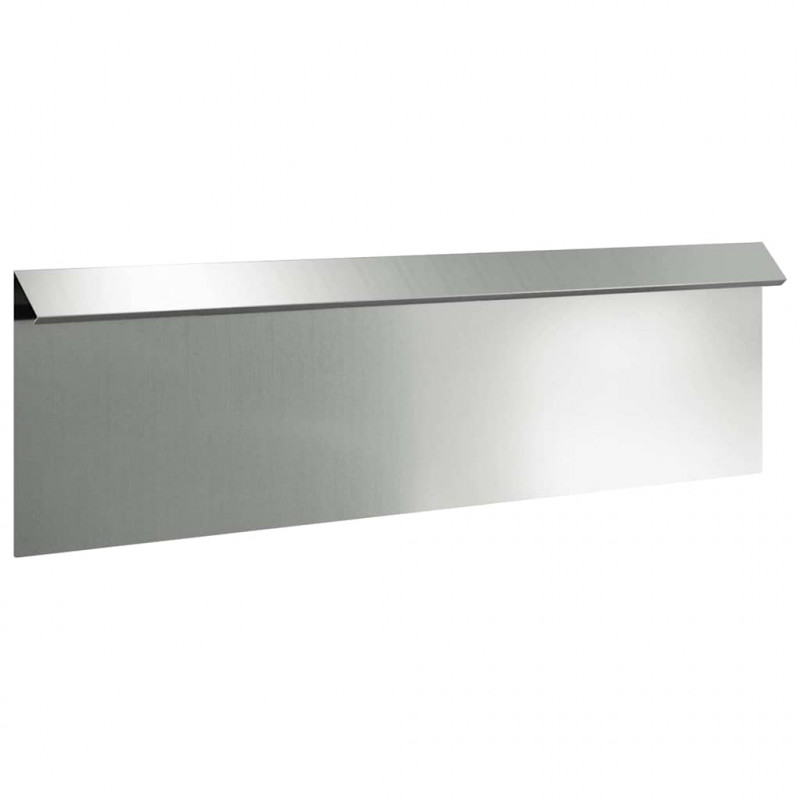Ogrodzenie ślimakowe 16 pcs Srebrny 100 x 3,5 x 25 cm