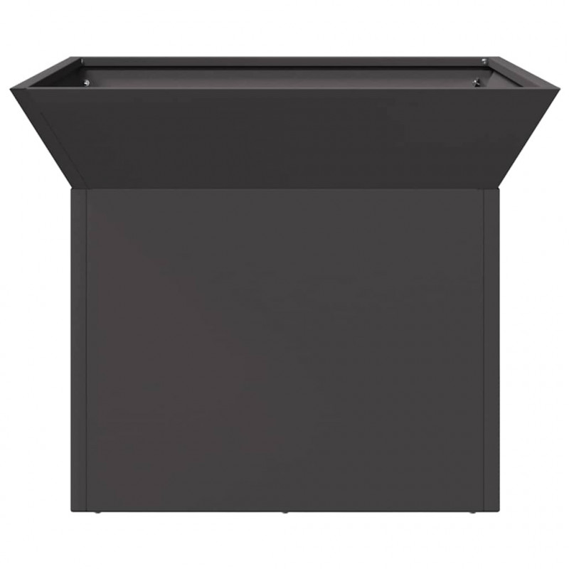 Kominek Czarny 50 x 50 x 40 cm Stal