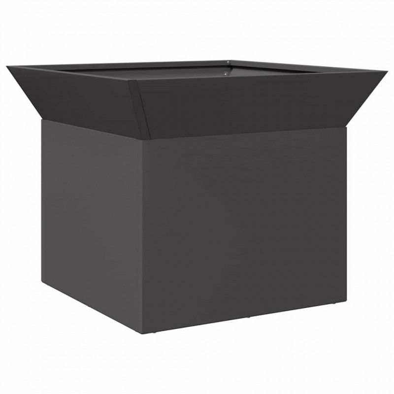 Kominek Czarny 50 x 50 x 40 cm Stal