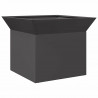 Kominek Czarny 50 x 50 x 40 cm Stal