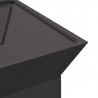 Kominek Czarny 50 x 50 x 40 cm Stal