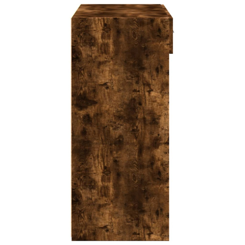 Szafka, przydymiony dąb, 80x42,5x93 cm, materiał drewnopochodny
