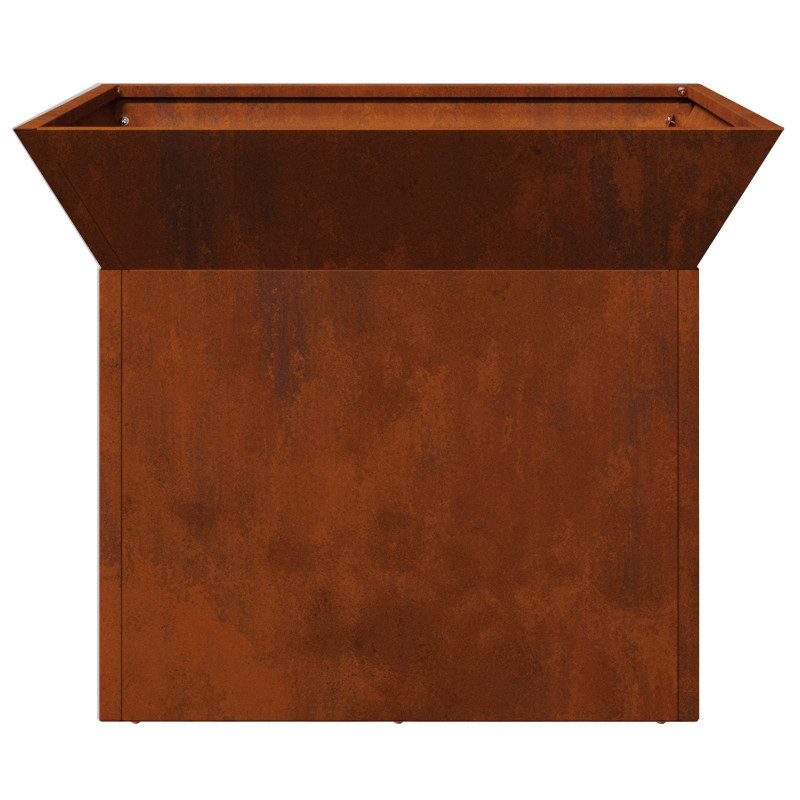 Kominek Rdzawy 50 x 50 x 40 cm stal kortenowska