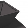 Kominek Czarny 50 x 50 x 40 cm Stal