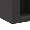 Kominek Czarny 50 x 50 x 40 cm Stal