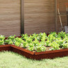 Ogrodzenie ślimakowe Rdzawy 13,5 x 13,5 x 25 cm