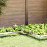 Ogrodzenie ślimakowe 4 pcs Srebrny 10 x 10 x 25 cm