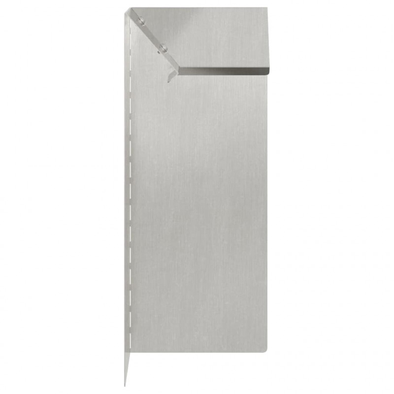 Ogrodzenie ślimakowe 4 pcs Srebrny 10 x 10 x 25 cm