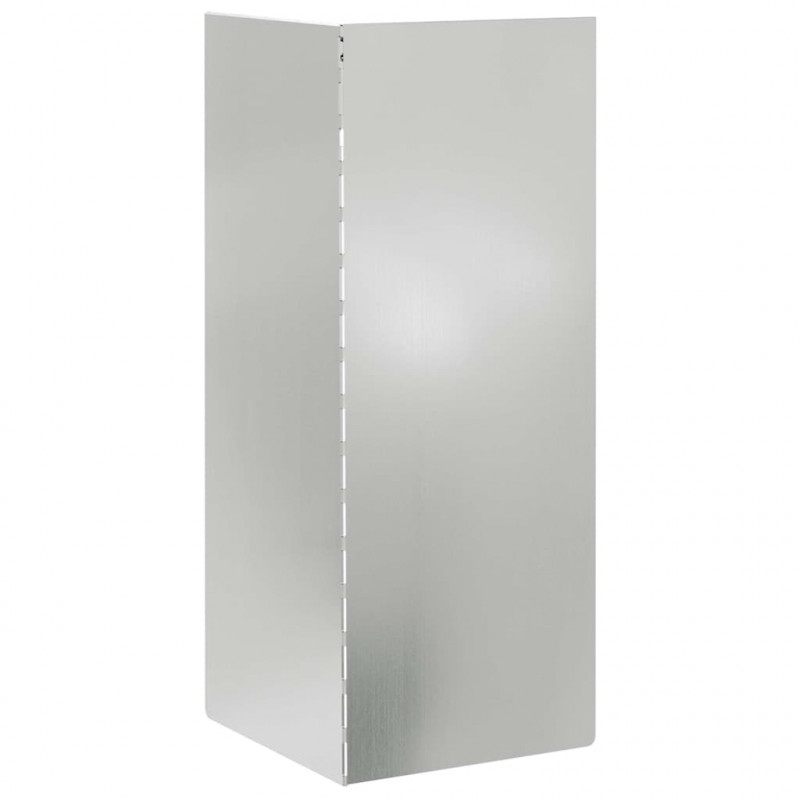 Ogrodzenie ślimakowe 4 pcs Srebrny 10 x 10 x 25 cm