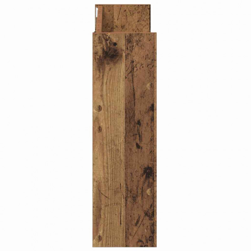 Szafka na buty z półką 2 pcs Stare drewno 80 x 18 x 60 cm