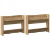 Szafka na buty z półką 2 pcs Dąb rzemieślniczy 85 x 18 x 90 cm