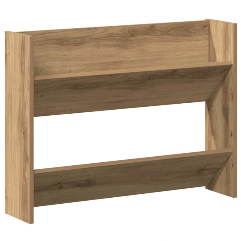 Szafka na buty z półką 2 pcs Dąb rzemieślniczy 85 x 18 x 90 cm