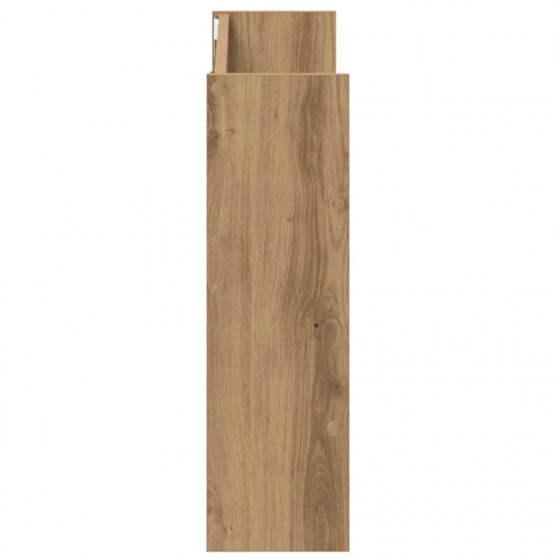 Szafka na buty z półką 2 pcs Dąb rzemieślniczy 85 x 18 x 90 cm