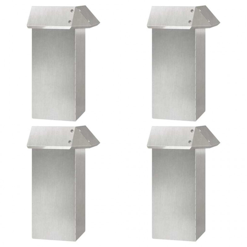 Płoty ślimakowe 8 pcs Srebrny Stal nierdzewna