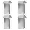 Płoty ślimakowe 8 pcs Srebrny Stal Galwanizowana