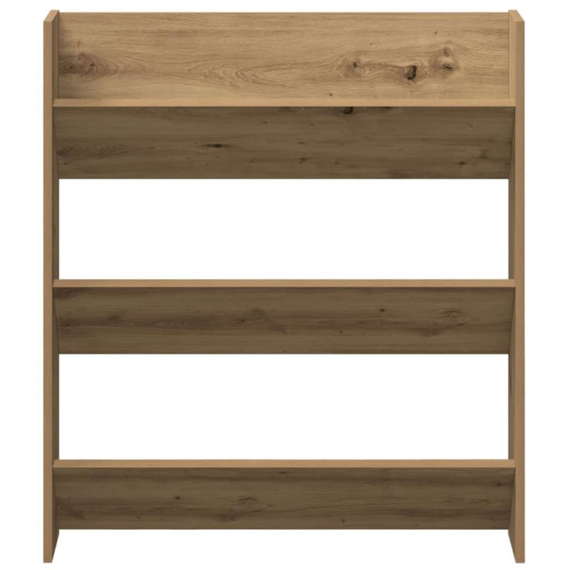 Szafka na buty z półką 2 pcs Dąb rzemieślniczy 85 x 18 x 90 cm