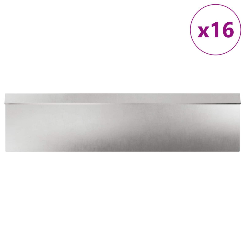 Płoty ślimakowe 20 pcs Srebrny Stal nierdzewna