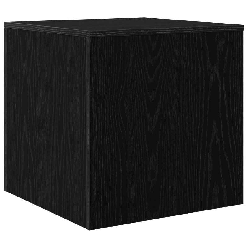 Stolik kawowy 3 pcs Czarny Dąb Materiał drewnopochodny
