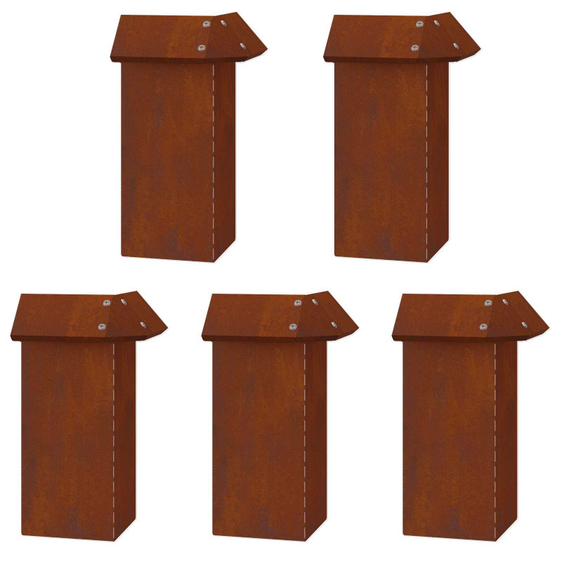 Płoty ślimakowe 16 pcs Rdzawy