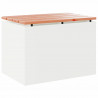 Ławka ogrodowa Biały 60 x 40 x 43 cm Stal
