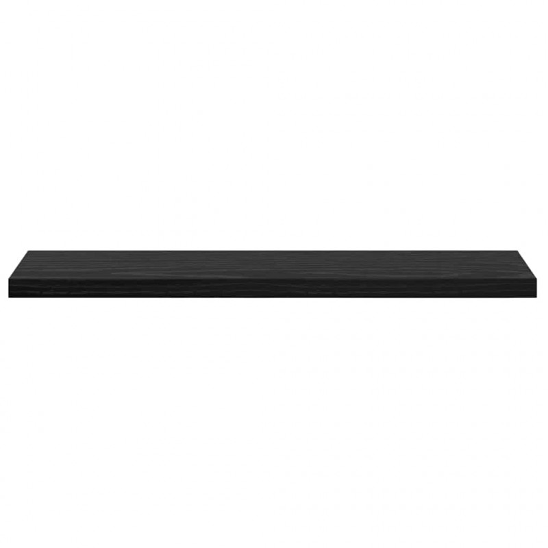 Półka na książki 4 pcs Czarny 40 x 10 x 1,5 cm