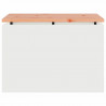 Ławka ogrodowa Biały 60 x 40 x 43 cm Stal