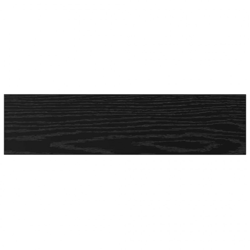 Półka na książki 4 pcs Czarny 40 x 10 x 1,5 cm