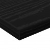 Półka na książki 4 pcs Czarny 40 x 10 x 1,5 cm