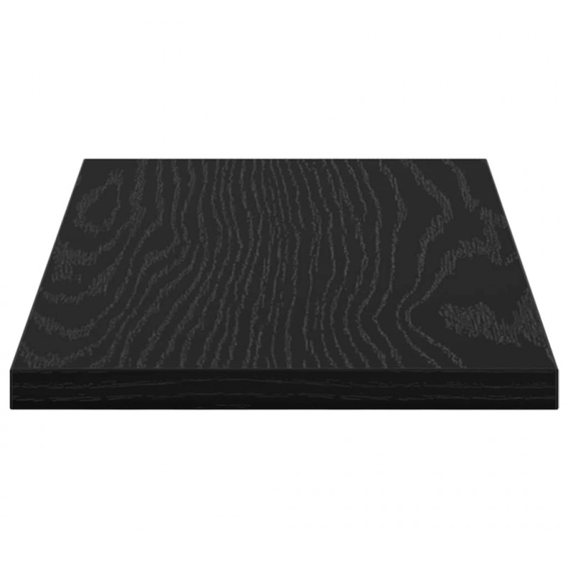 Półka na książki 4 pcs Czarny 40 x 20 x 1,5 cm