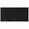 Półka na książki 4 pcs Czarny 40 x 20 x 1,5 cm