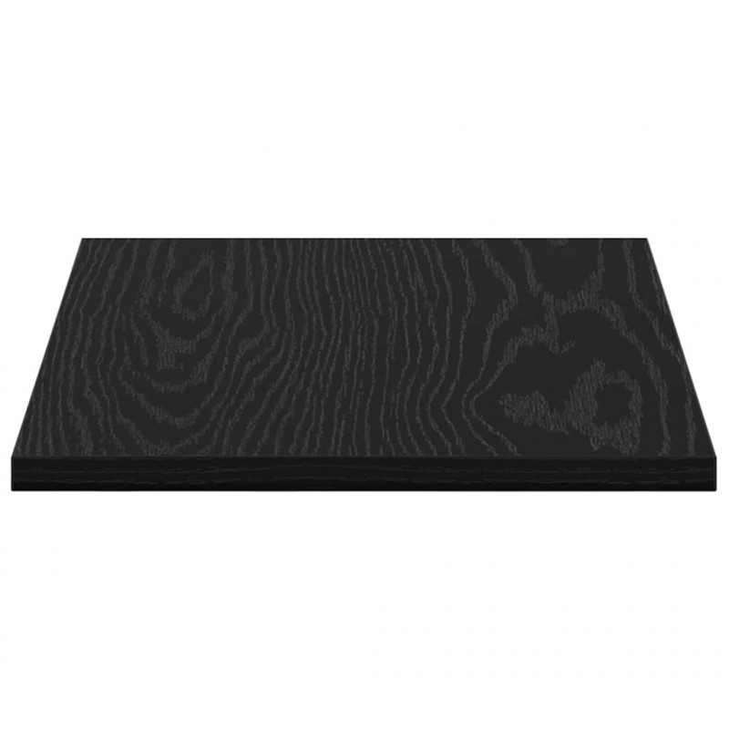 Półka na książki 4 pcs Czarny 40 x 30 x 1,5 cm