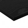 Półka na książki 4 pcs Czarny 40 x 30 x 1,5 cm