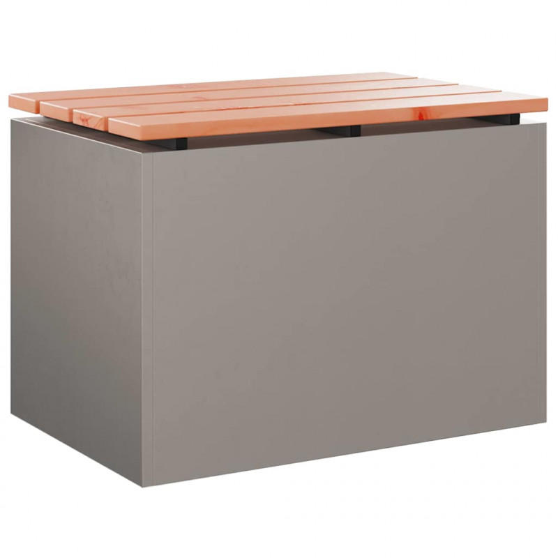 Ławka ogrodowa Rdzawy 60 x 40 x 43 cm stal kortenowska