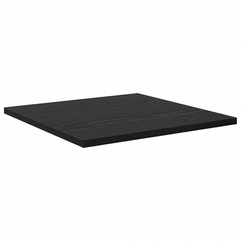 Półka na książki 4 pcs Czarny 40 x 40 x 1,5 cm