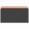 Ławka ogrodowa Czarny 80 x 40 x 43 cm Stal