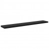 Półka na książki 4 pcs Czarny 60 x 10 x 1,5 cm