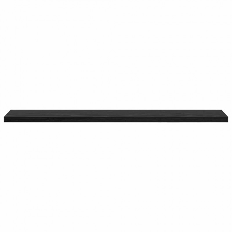 Półka na książki 4 pcs Czarny 60 x 10 x 1,5 cm