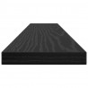 Półka na książki 4 pcs Czarny 60 x 10 x 1,5 cm