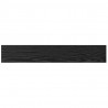 Półka na książki 4 pcs Czarny 60 x 10 x 1,5 cm