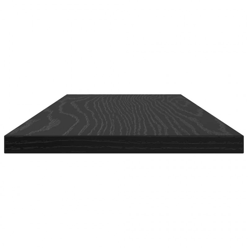 Półka na książki 4 pcs Czarny 60 x 20 x 1,5 cm