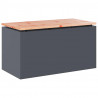 Ławka ogrodowa Antracyt 80 x 40 x 43 cm Stal