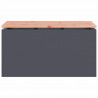Ławka ogrodowa Antracyt 80 x 40 x 43 cm Stal